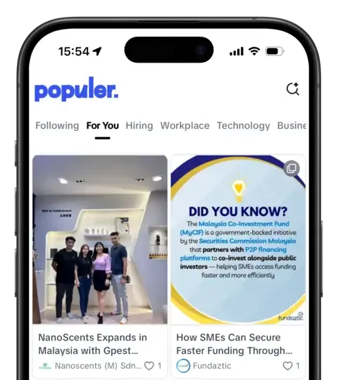 Populer Platform - Work stories, beautifully shared.